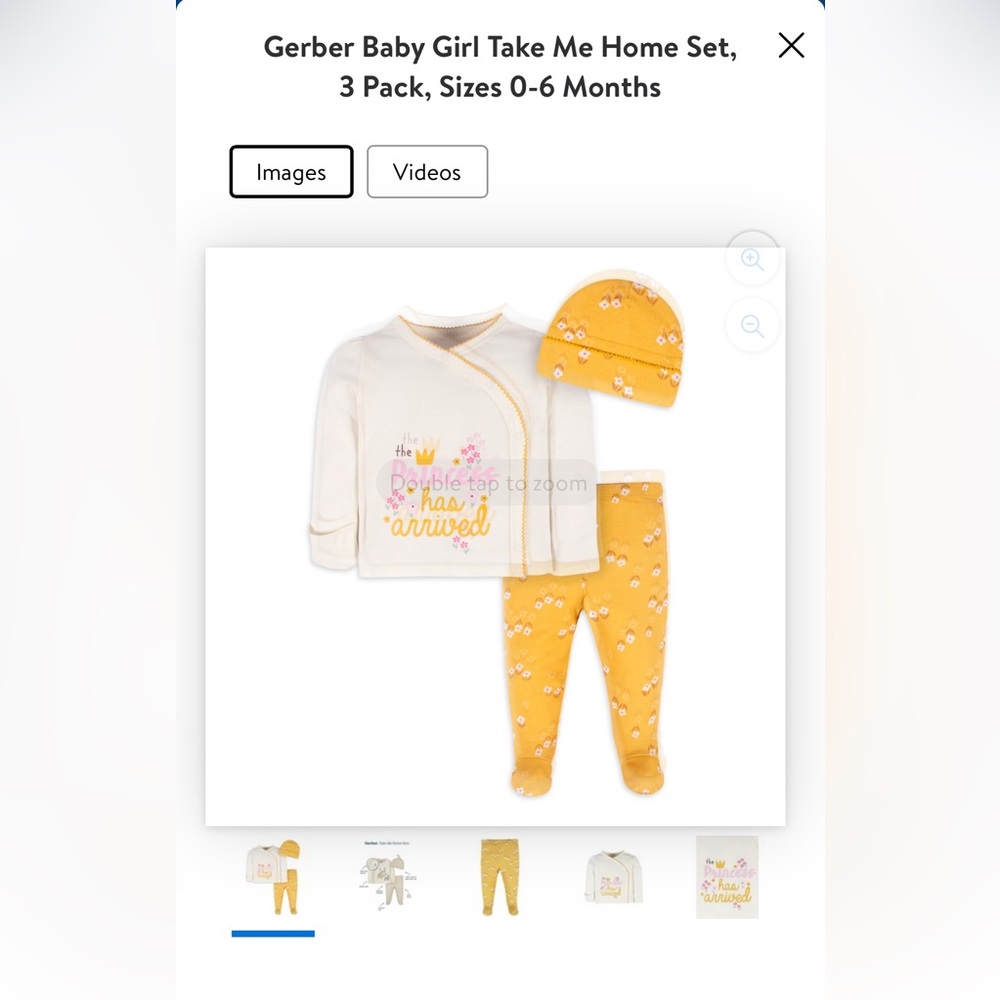 Gerber Take Me Home Set, 3-6months
